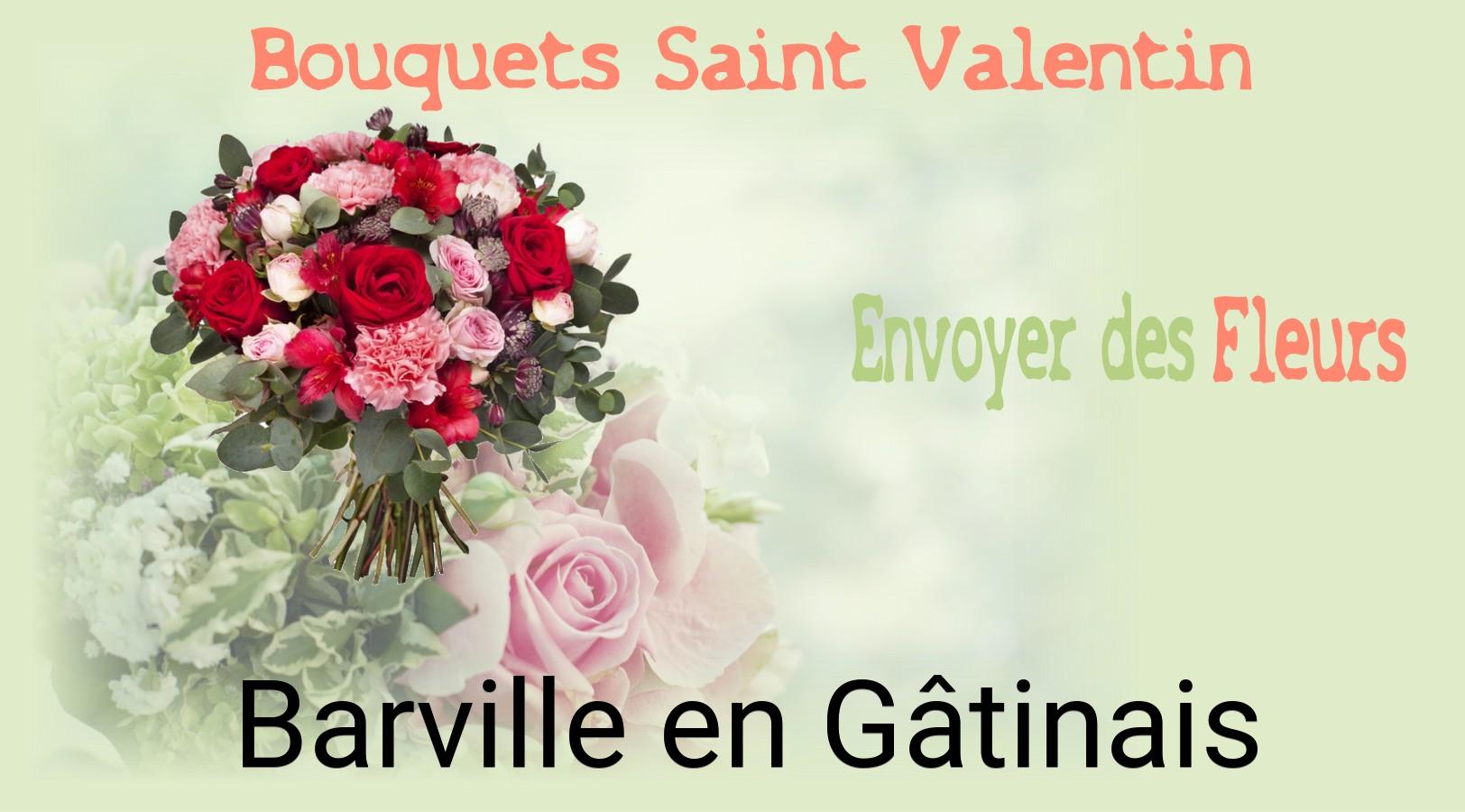 Roses de Saint-Valentin livrées à Barville-en-Gâtinais